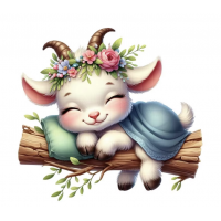 Sticker de interior sleeping friends